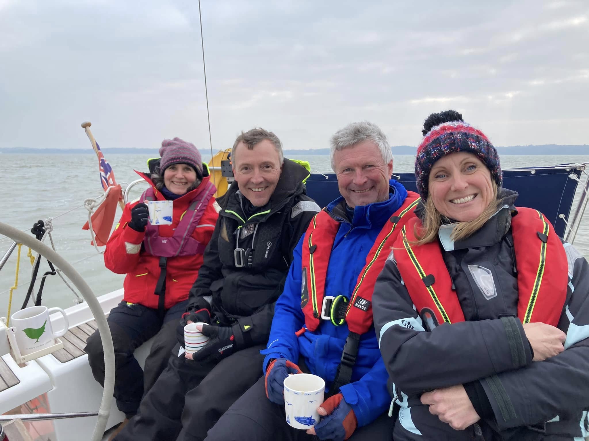 Speedbird members sailing together on the Solent